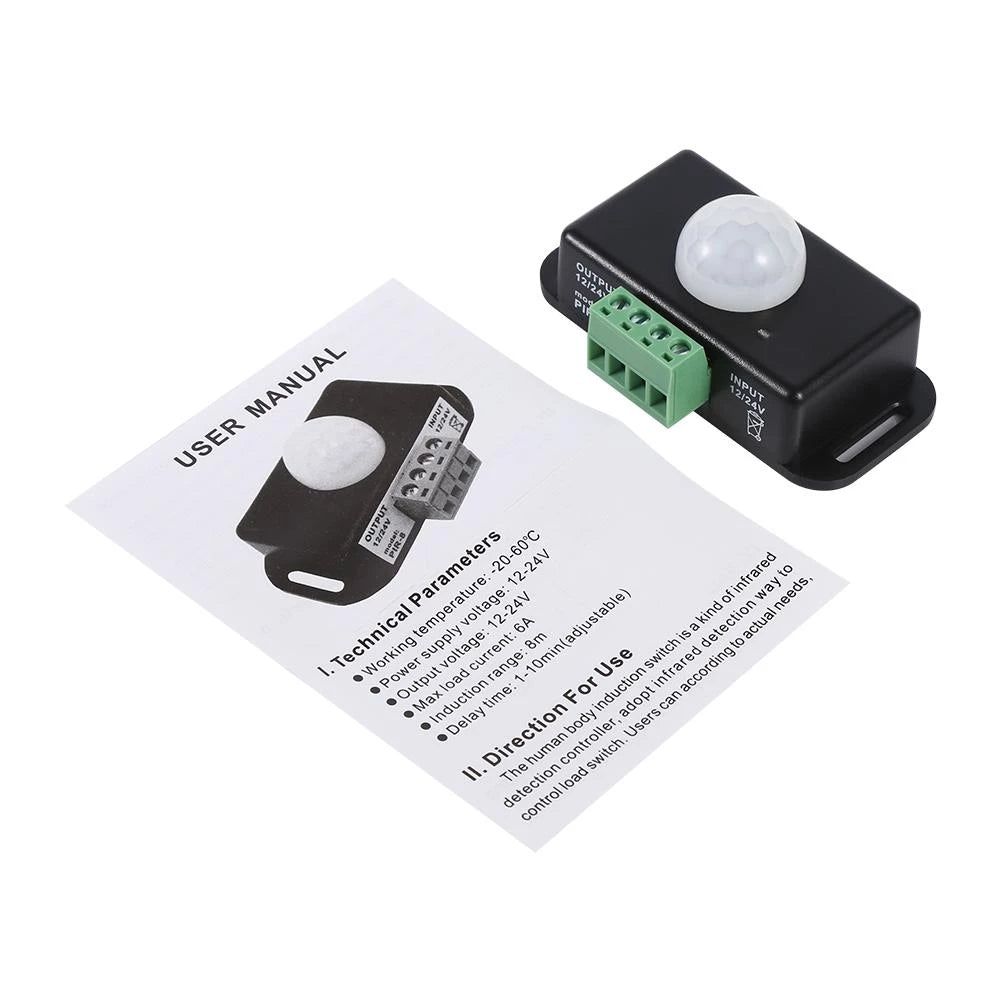12V Motion Sensor (Human / Animal / Vehicle Detection)