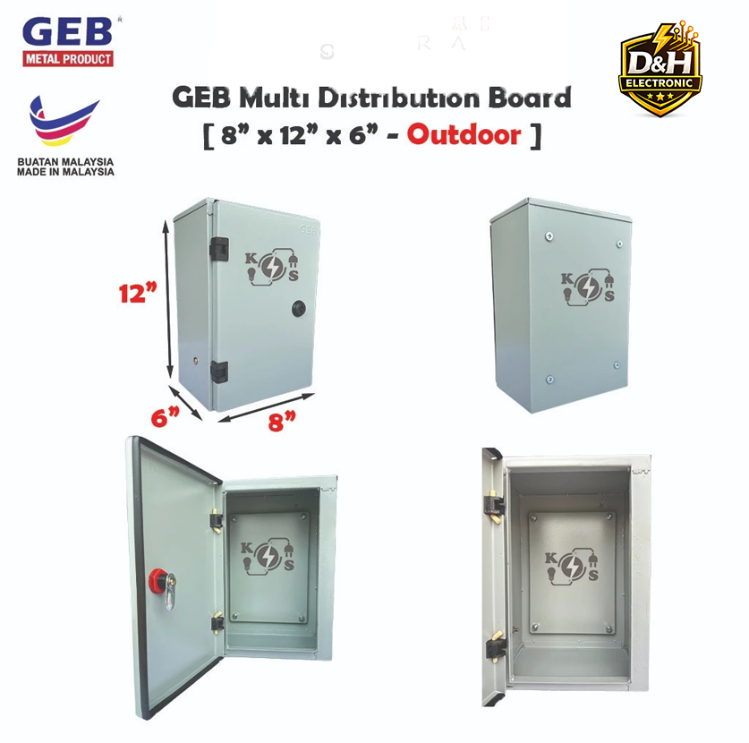 Geb Metal Box 8*12*5.5 Outdoor