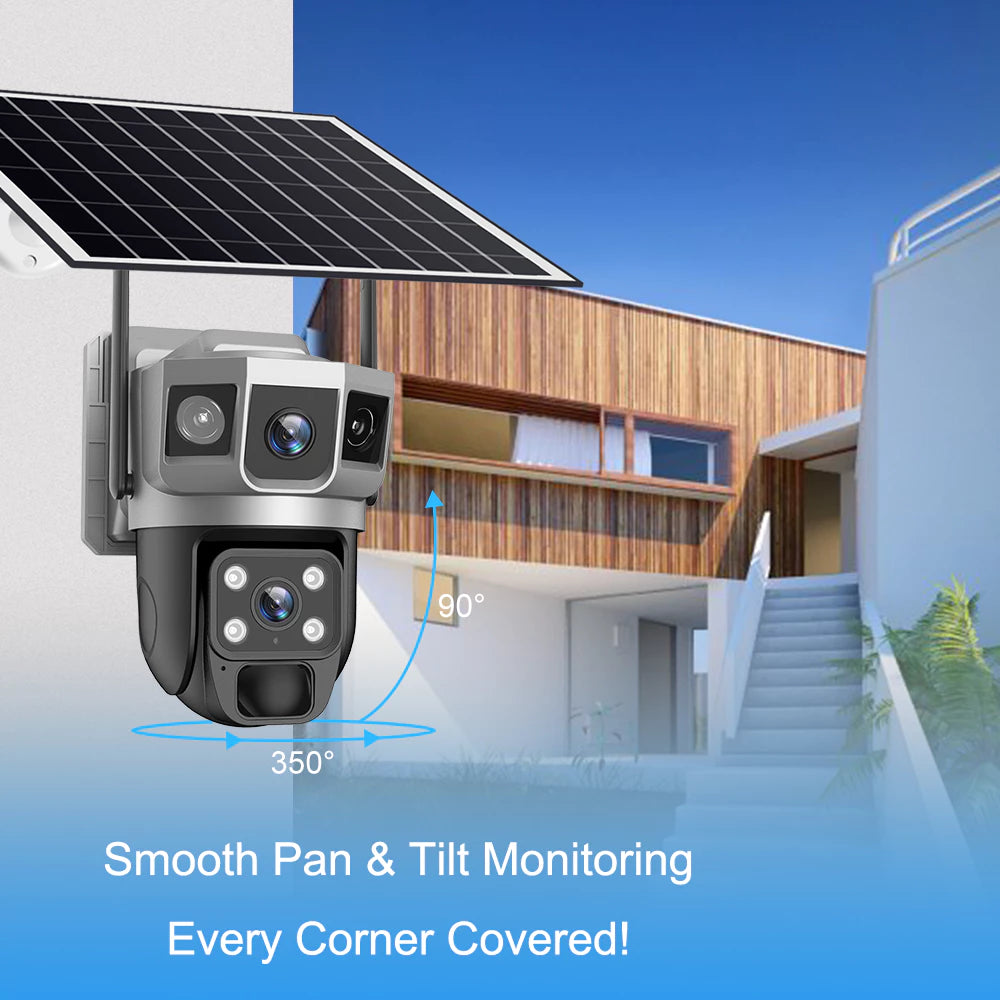 V380 4G Outdoor CCTV Camera 1080P HD (SIM Card Support)