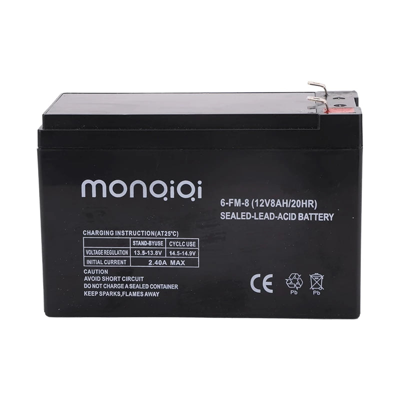 12V 12Ah Rechargeable Battery (Sealed Lead Acid) for Electronics & IoT