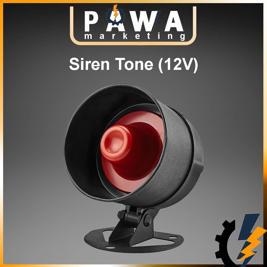 12V Siren Alarm 95dB Single Tone